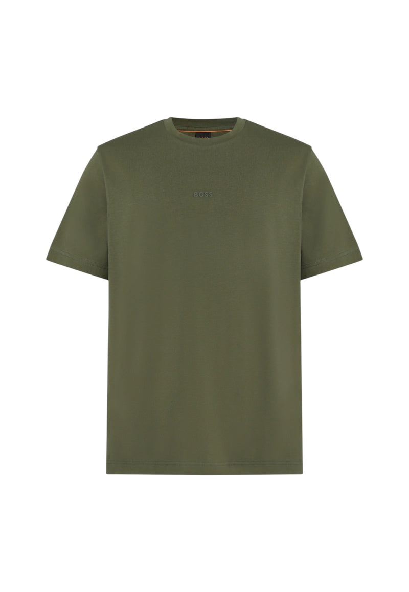 T-shirt relaxed fit con logo stampato a strati Bright Green