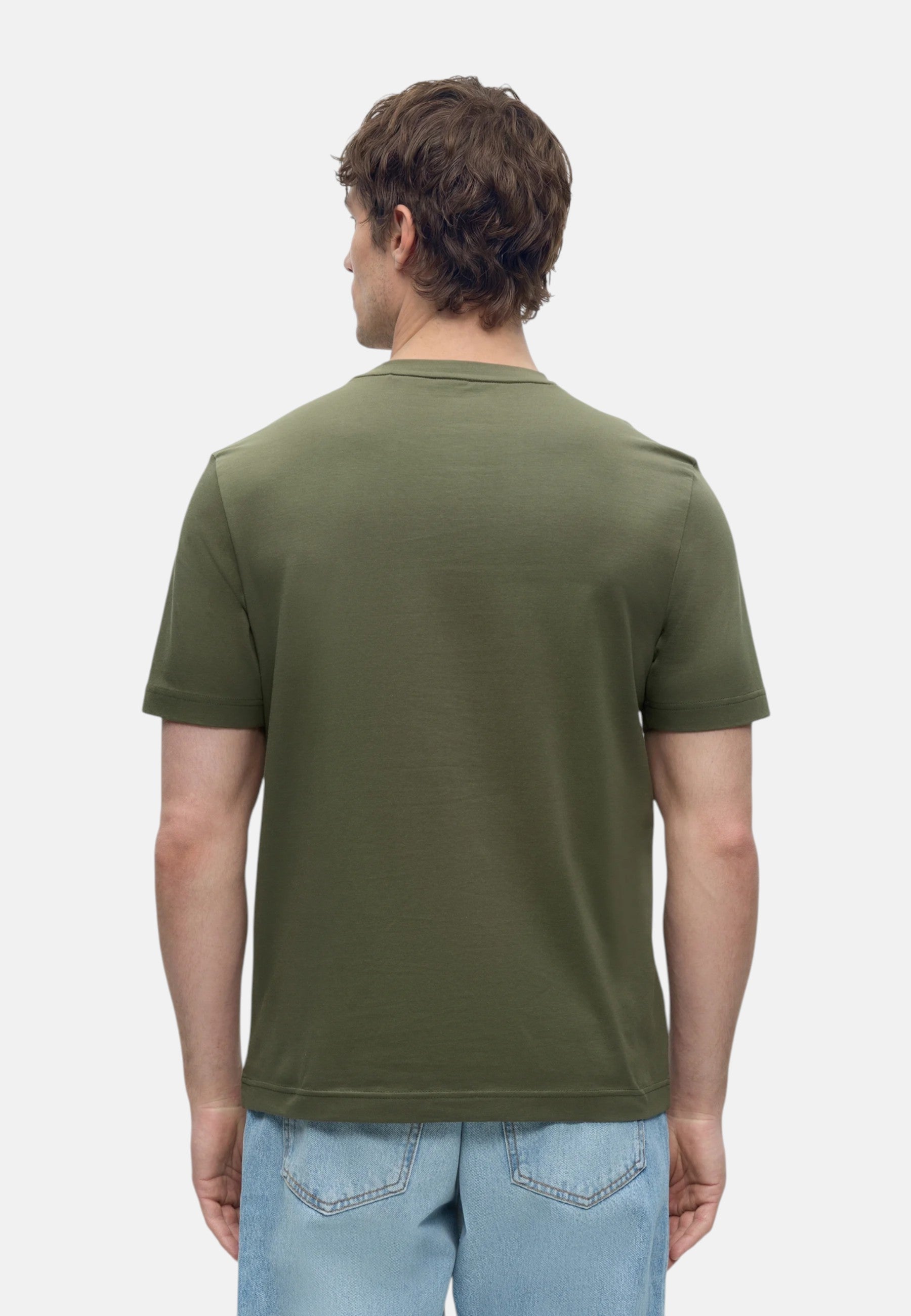 T-shirt relaxed fit con logo stampato a strati Bright Green