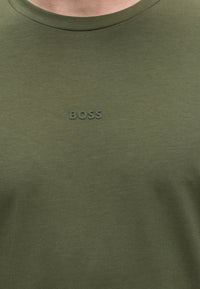 T-shirt relaxed fit con logo stampato a strati Bright Green