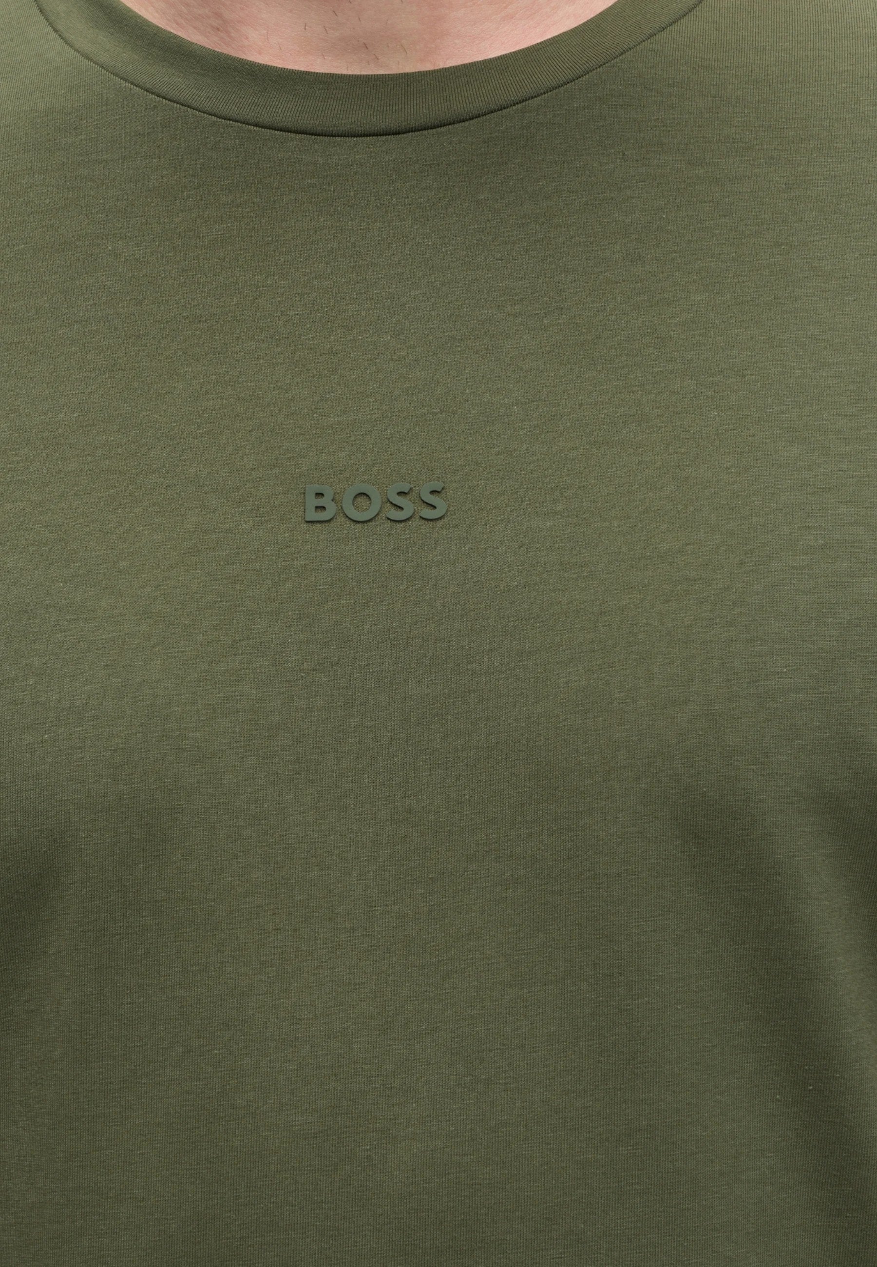 T-shirt relaxed fit con logo stampato a strati Bright Green
