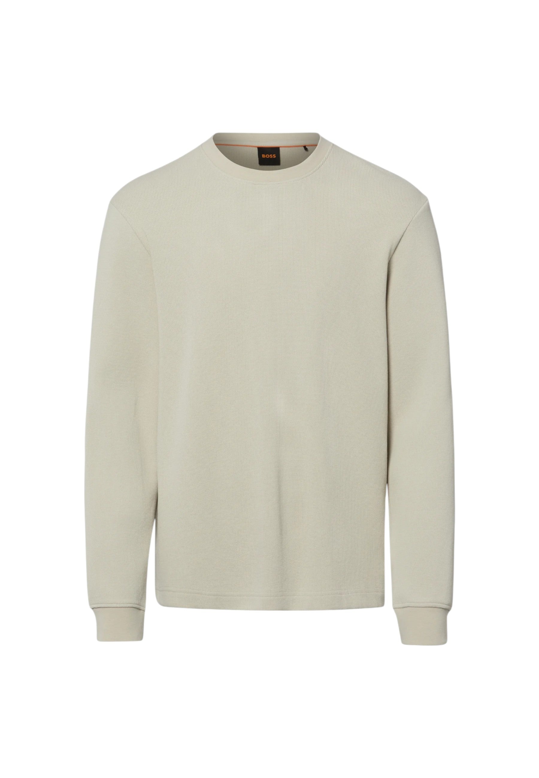 Maglione Boss da Uomo in cotone Light Beige