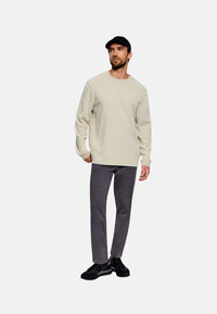 Maglione Boss da Uomo in cotone Light Beige