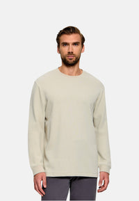 Maglione Boss da Uomo in cotone Light Beige