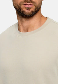 Maglione Boss da Uomo in cotone Light Beige