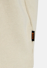 Maglione Boss da Uomo in cotone Light Beige