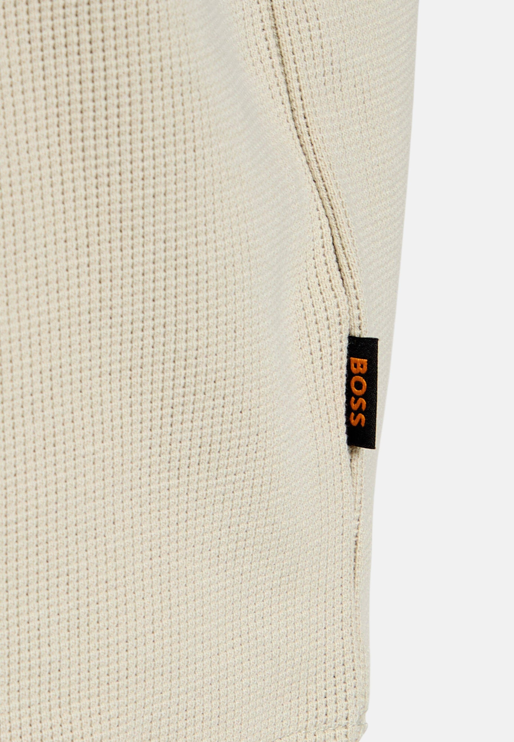 Maglione Boss da Uomo in cotone Light Beige