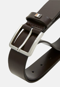 Cintura da Uomo BOSS larga 3,5 cm Dark Brown