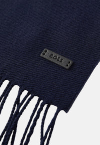 Sciarpa Uomo in Lana Boss Dark Blue