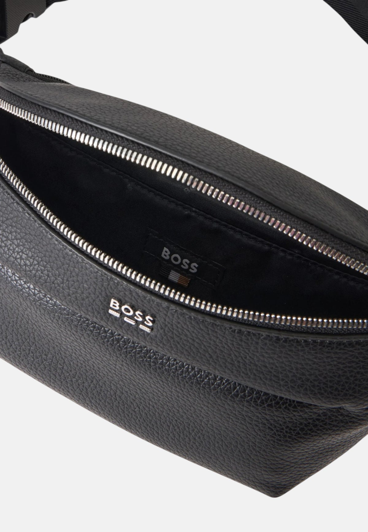 Borsello da Uomo Boss in Pelle Black