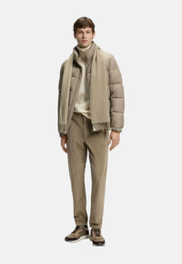 Sciarpa Uomo in Lana Boss Open Brown