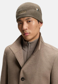 Beanie Da Uomo Boss Open Brown