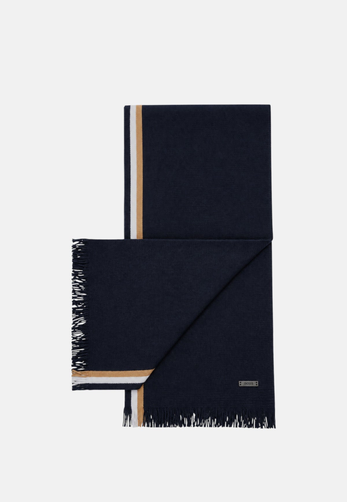 Set Sciarpa e Cappello Uomo Boss Dark Blue