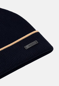 Set Sciarpa e Cappello Uomo Boss Dark Blue