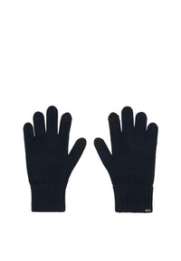 Guanti in Lana da Uomo Boss Dark Blue