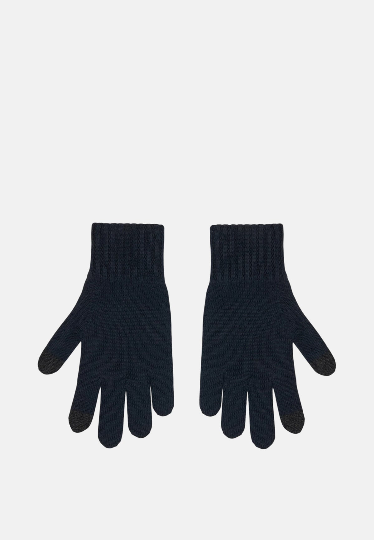 Guanti in Lana da Uomo Boss Dark Blue