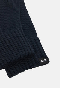 Guanti in Lana da Uomo Boss Dark Blue