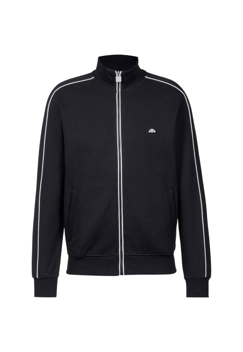 Felpa chiusa con zip da Uomo ELLESSE Black