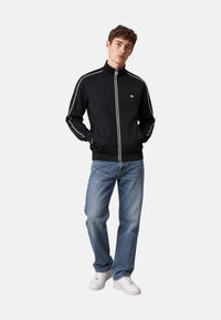 Felpa chiusa con zip da Uomo ELLESSE Black