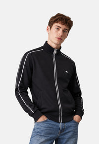 Felpa chiusa con zip da Uomo ELLESSE Black