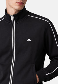 Felpa chiusa con zip da Uomo ELLESSE Black