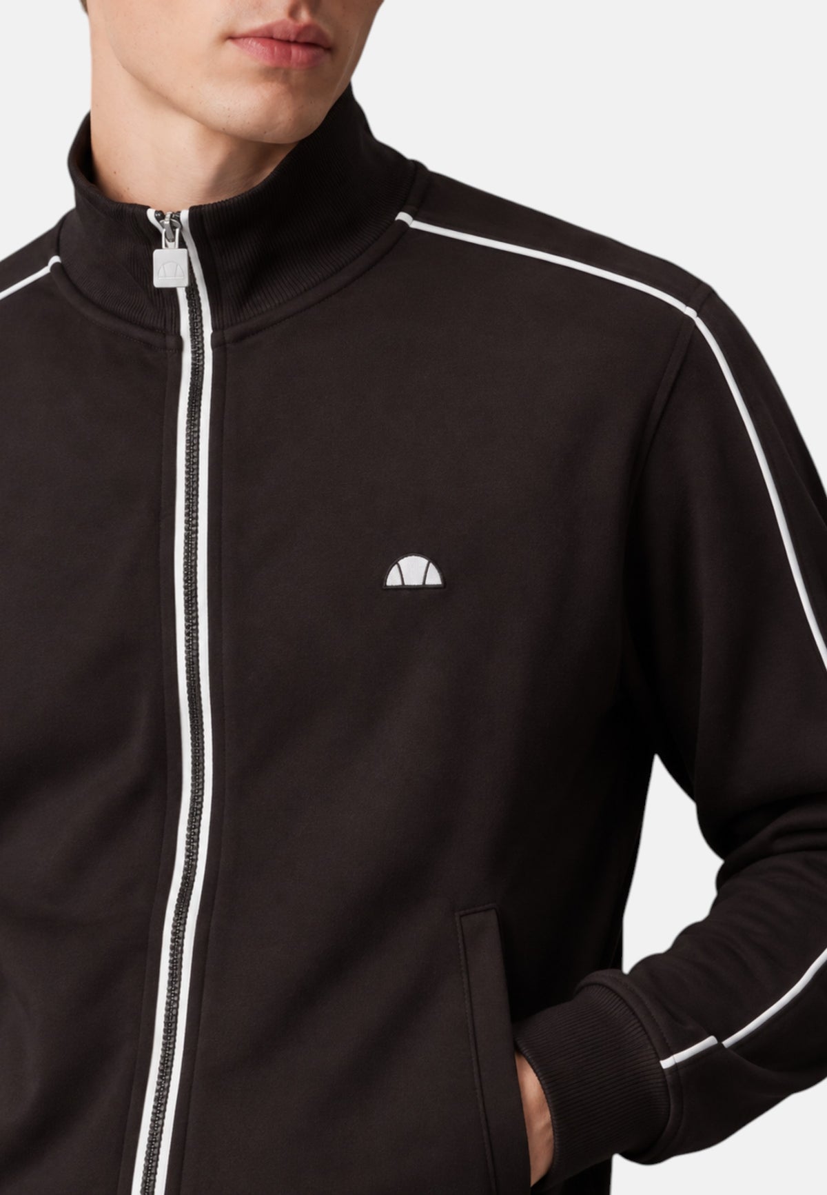 Felpa chiusa con zip da Uomo ELLESSE Hot Fudge
