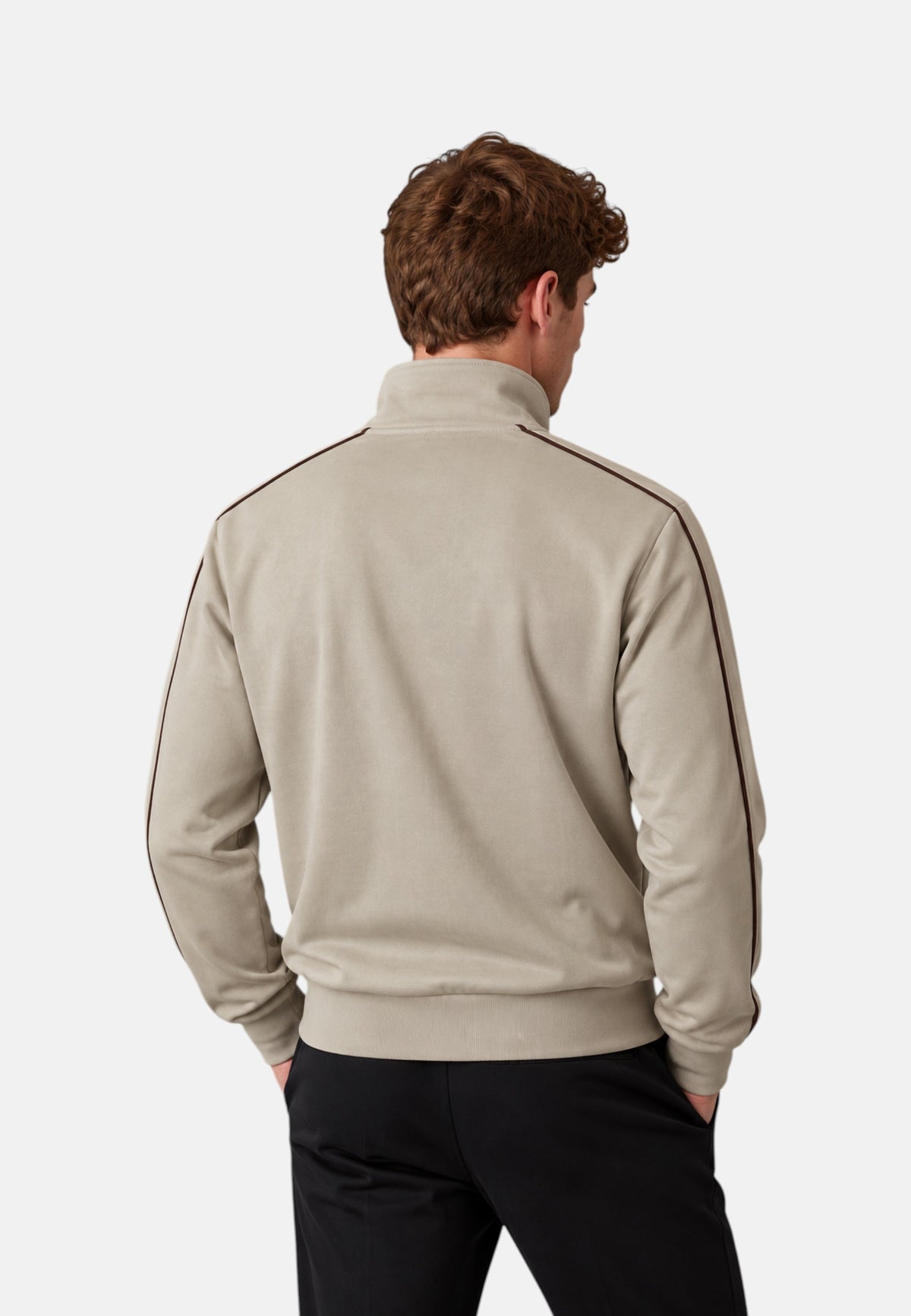 Felpa chiusa con zip da Uomo ELLESSE Abbey Stone