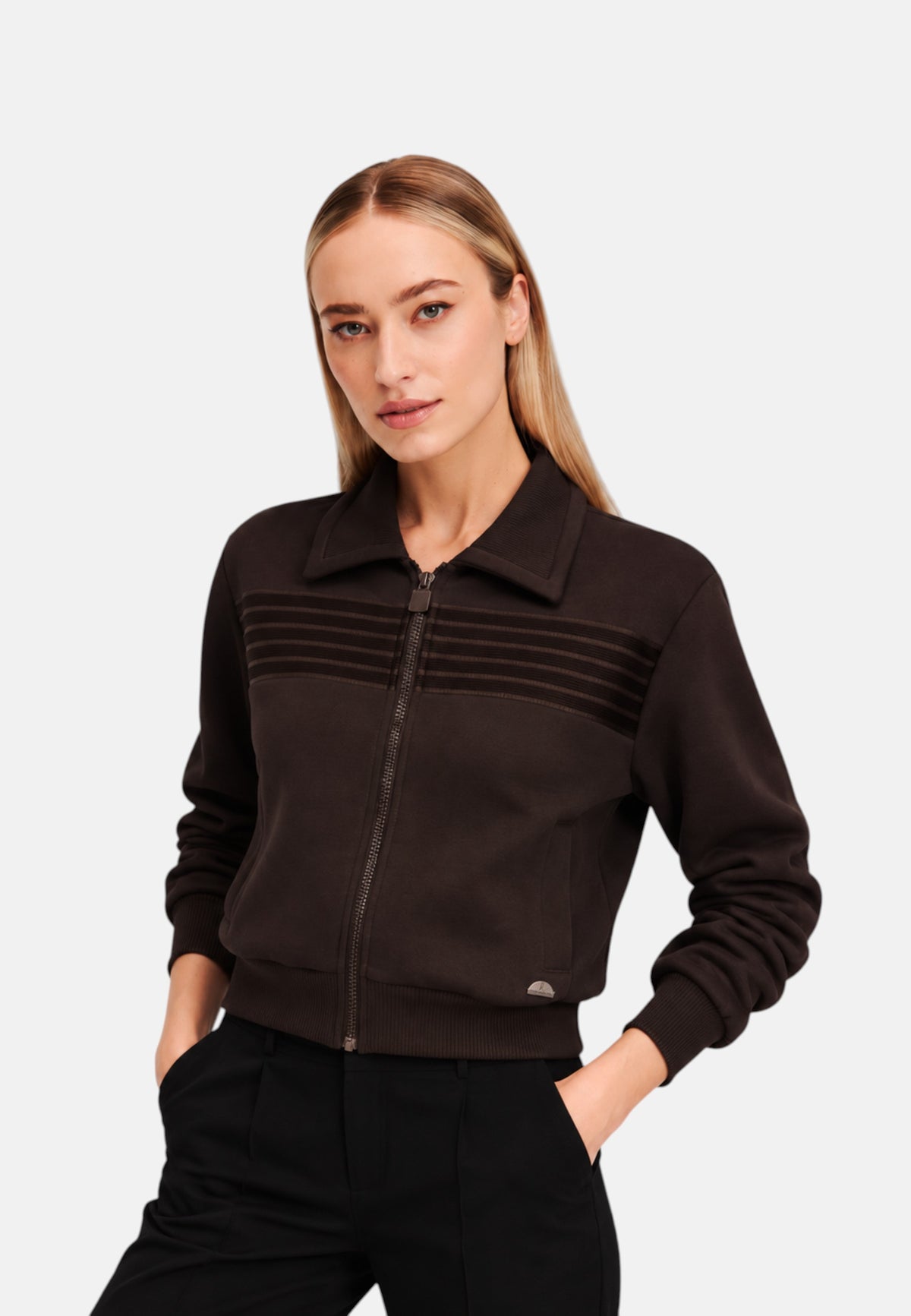 Felpa chiusa con zip Donna ELLESSE Hot Fudge