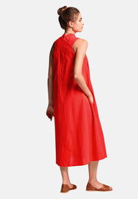 Abito Smanicato Donna Iconique Rosso