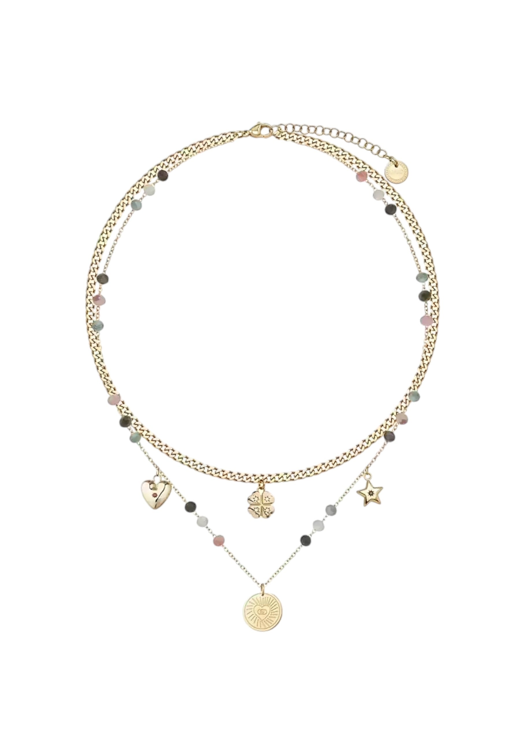 Collana Con pendenti da Donna Liu Jo Oro/nero