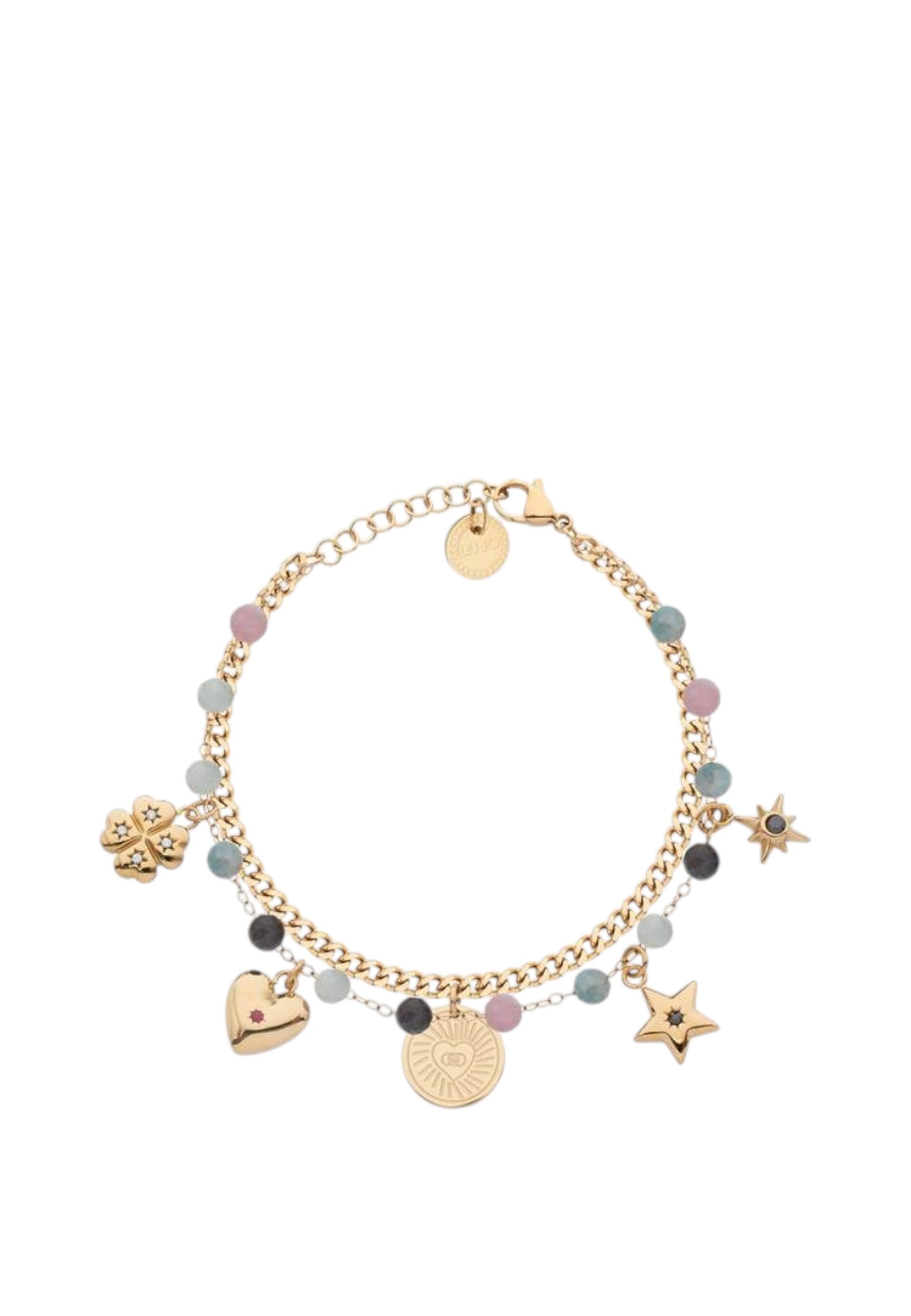 Bracciale in acciaio Donna Liu Jo Oro/nero