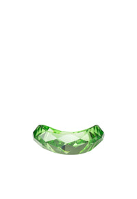 Bracciale bangle con design sfaccettato trasparente Giallo Mya Accessories Verde