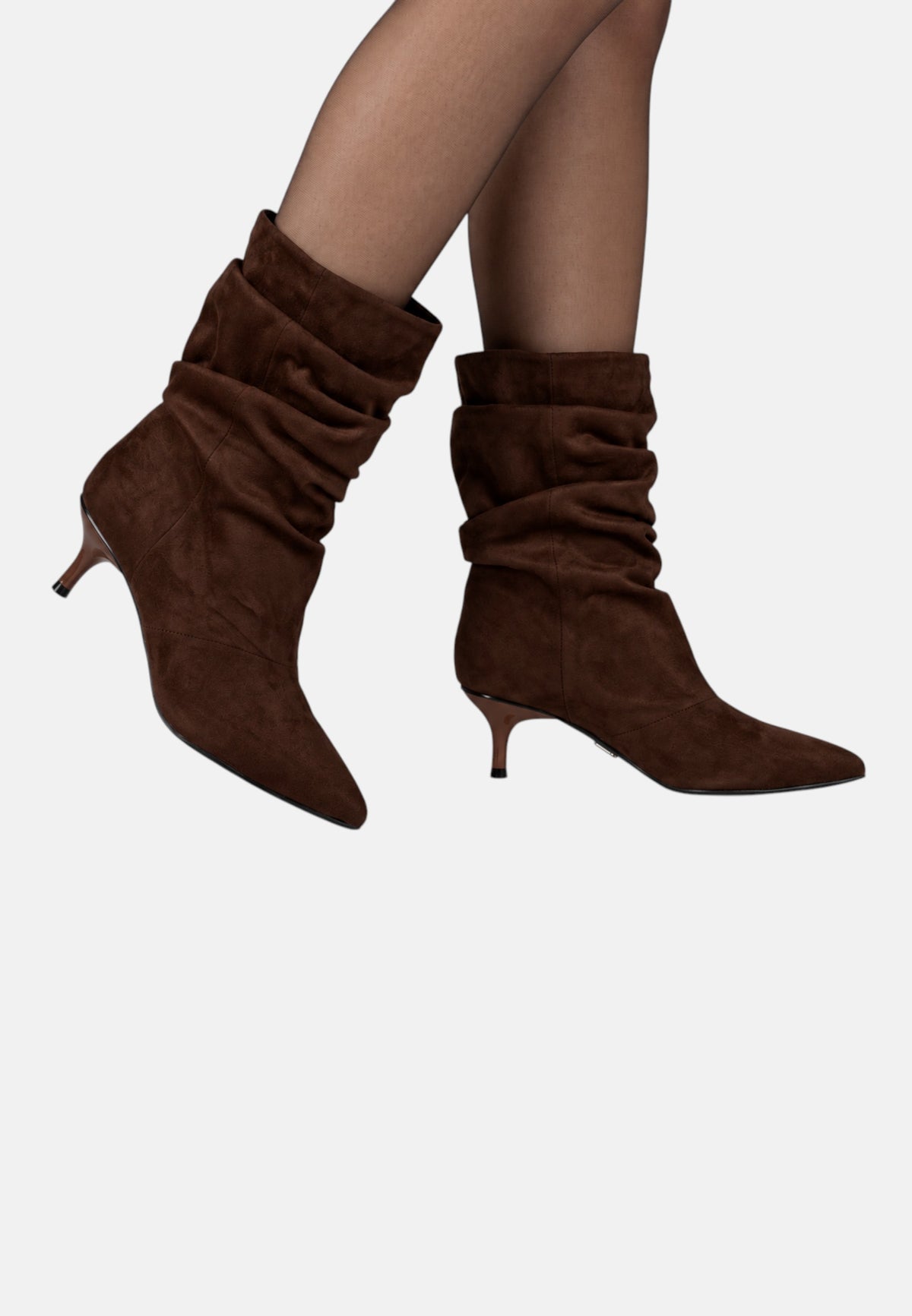 Tronchetto da Donna Scamosciato Gold&Gold Marrone