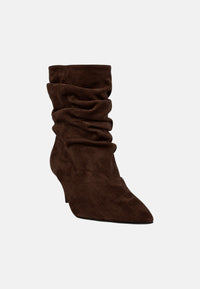 Tronchetto da Donna Scamosciato Gold&Gold Marrone