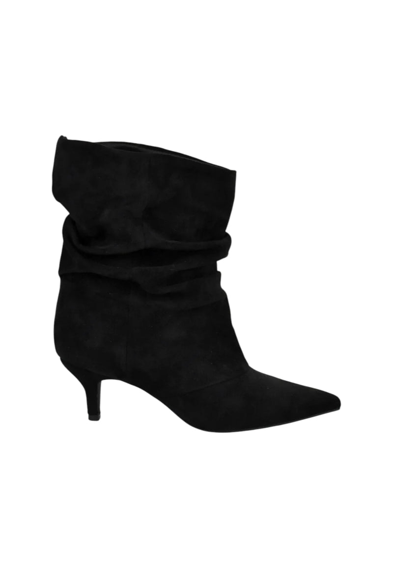 Tronchetto da Donna Scamosciato Gold&Gold Nero