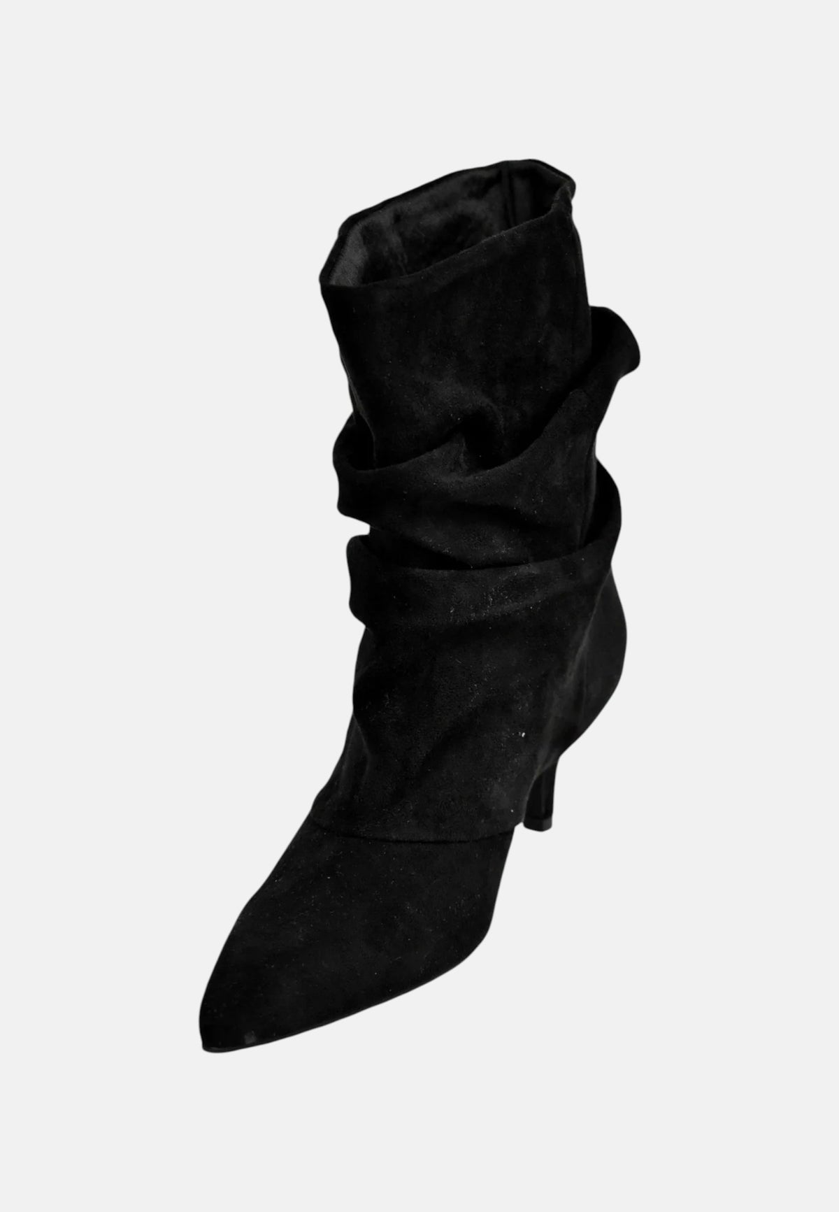 Tronchetto da Donna Scamosciato Gold&Gold Nero