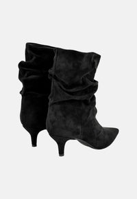 Tronchetto da Donna Scamosciato Gold&Gold Nero