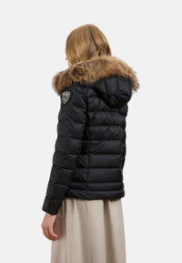 Giubbino Corto da Donna imbottito PIUMA ARCADIA Blauer Nero/beige