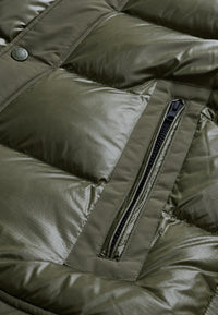 Giubbotto in Nylon Da Uomo Blauer Marrone/grigio