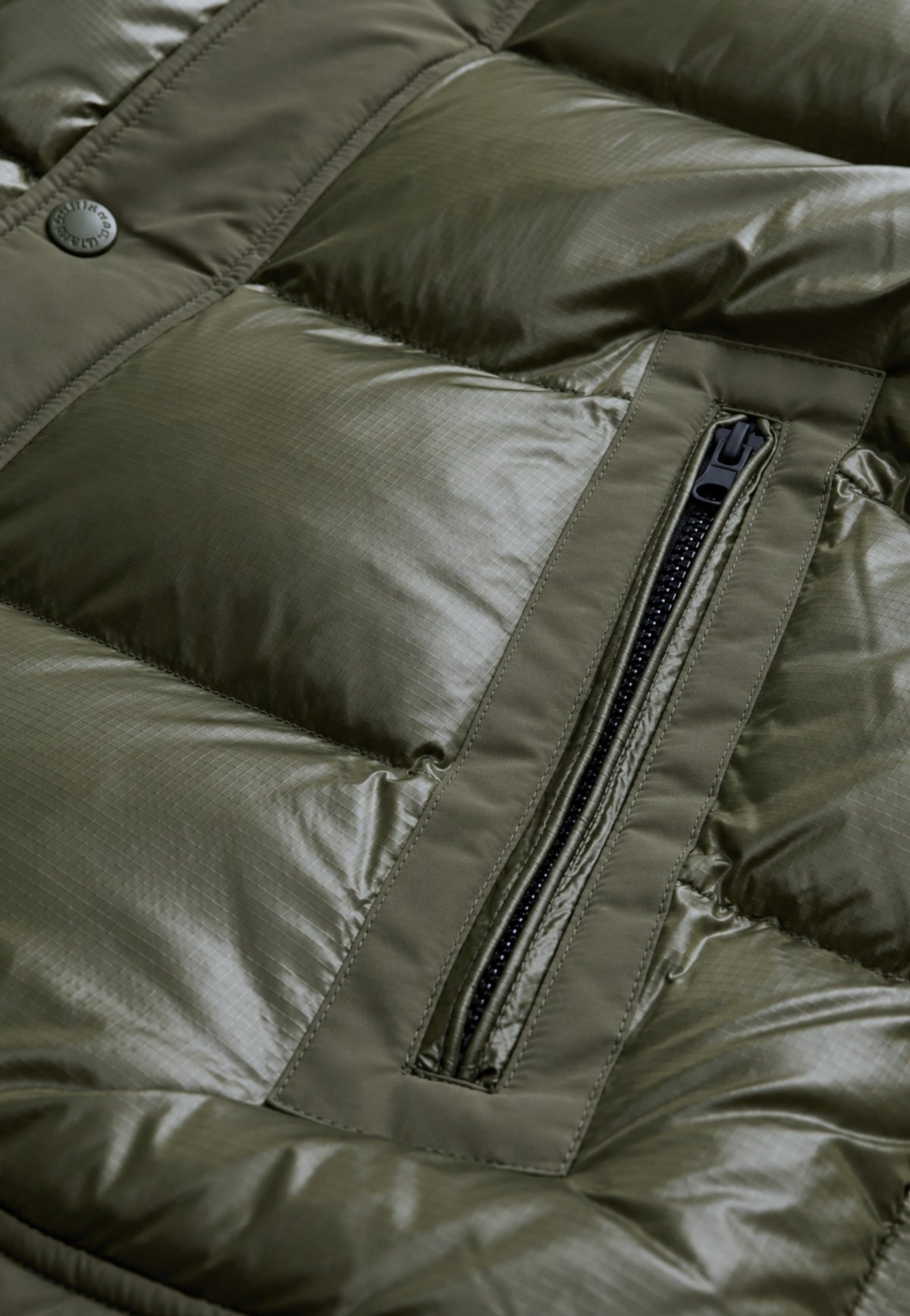 Giubbotto in Nylon Da Uomo Blauer Marrone/grigio