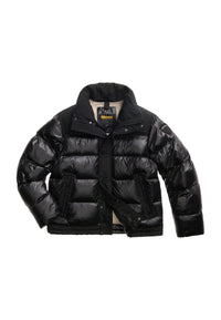 Giubbotto in Nylon Da Uomo Blauer Nero/beige