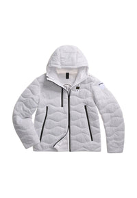 Piumino IN GRAFENE CAPITAL Blauer Uomo Bianco Ottico