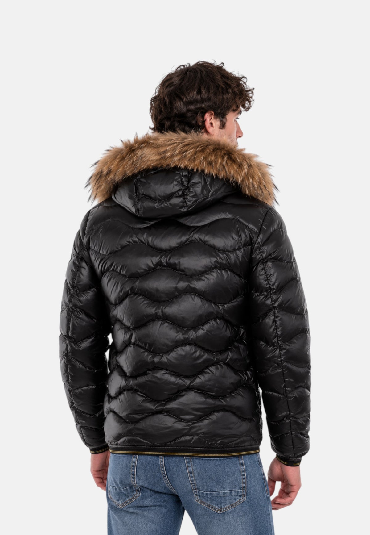 Piumino Wavefur Blauer Uomo Nero Nero