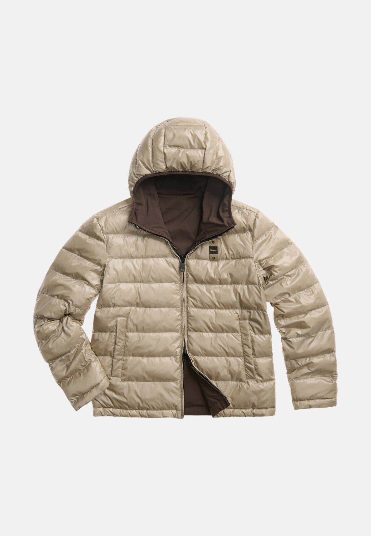 Piumino Reversibile Bicolor Da Uomo Blauer Marrone