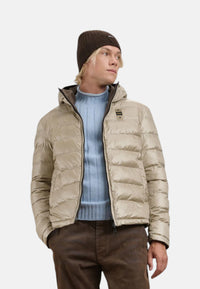 Piumino Reversibile Bicolor Da Uomo Blauer Marrone