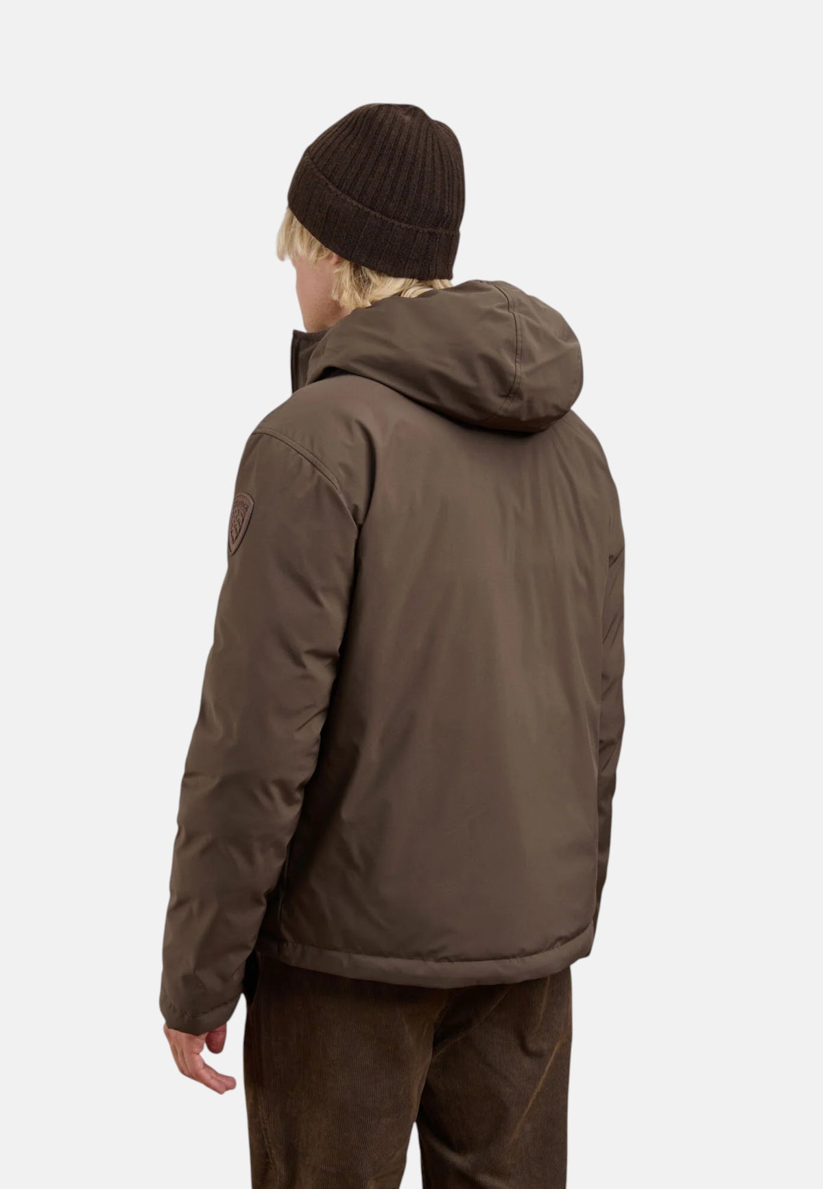 Piumino Reversibile Bicolor Da Uomo Blauer Marrone