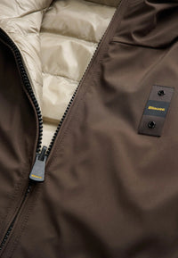 Piumino Reversibile Bicolor Da Uomo Blauer Marrone