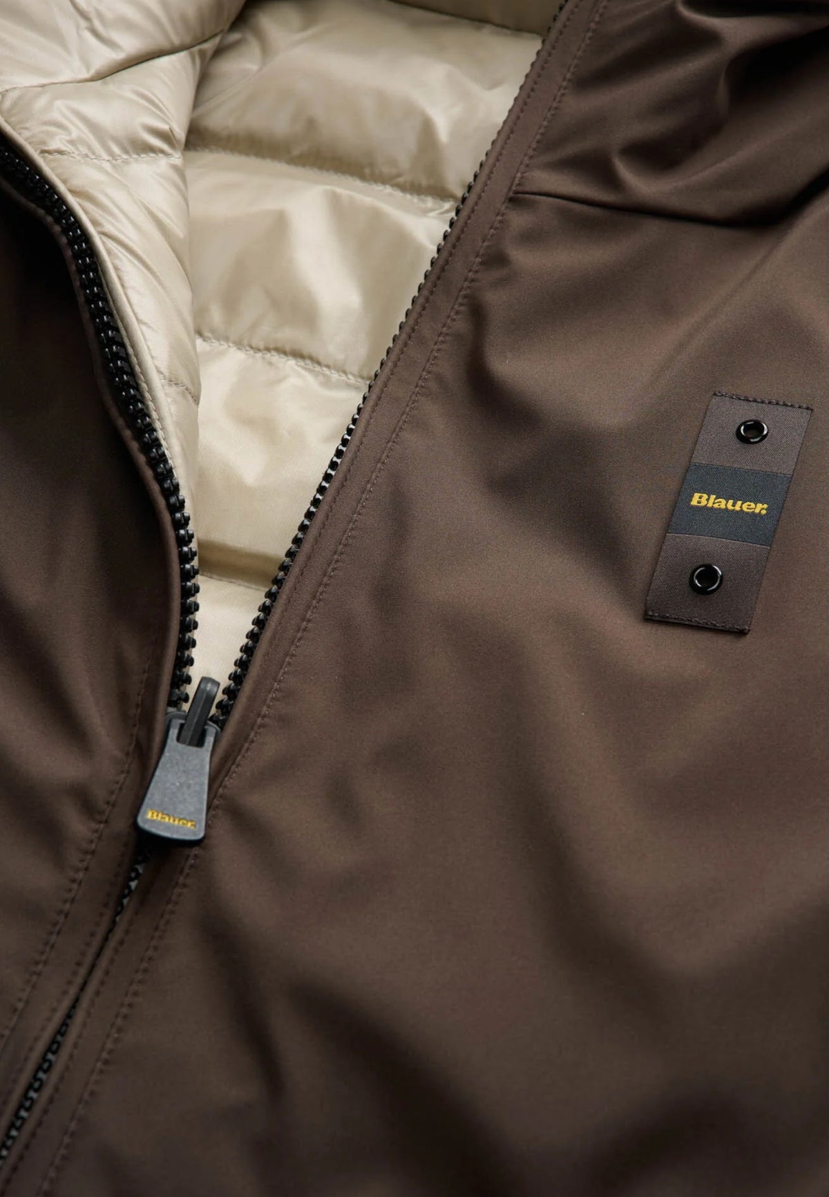 Piumino Reversibile Bicolor Da Uomo Blauer Marrone
