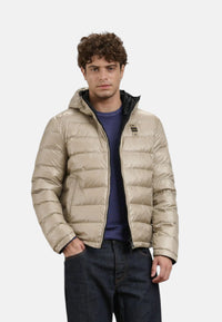 Piumino Reversibile Bicolor Da Uomo Blauer Nero