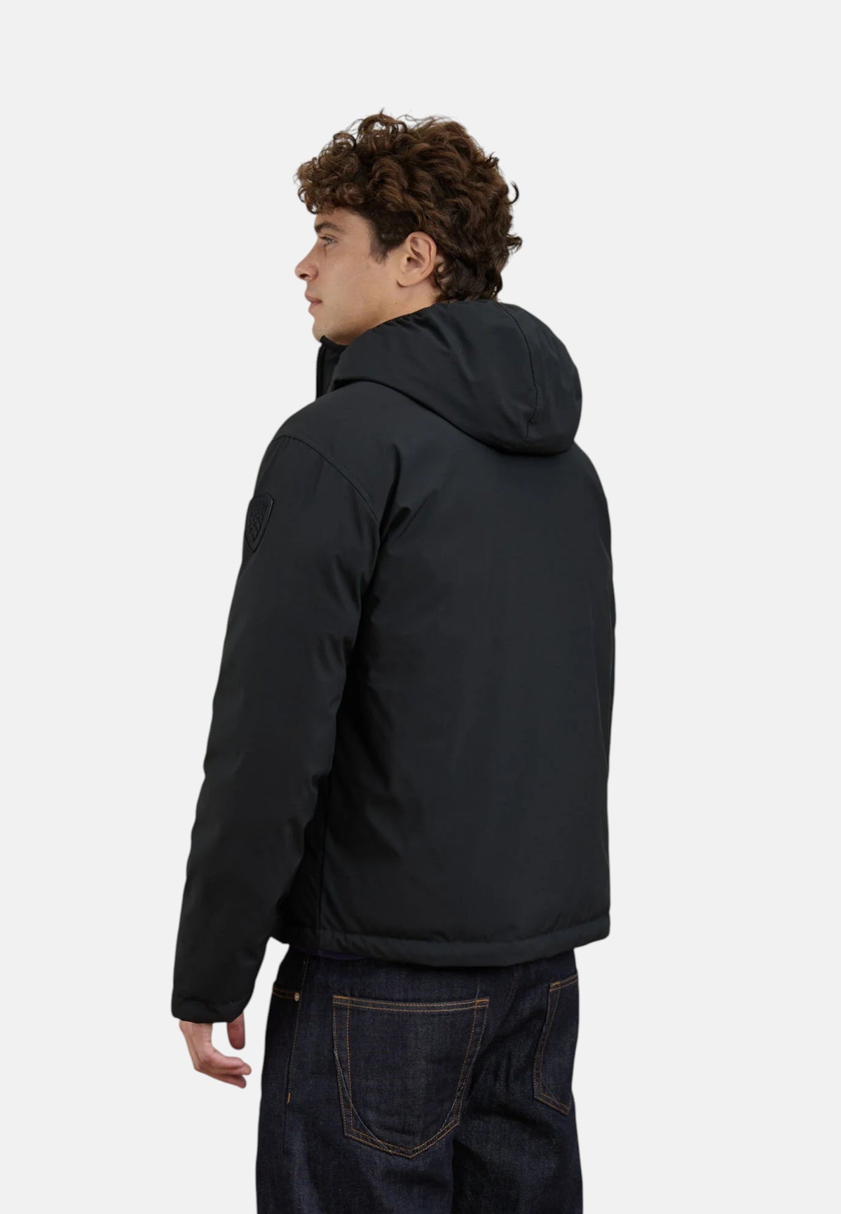 Piumino Reversibile Bicolor Da Uomo Blauer Nero