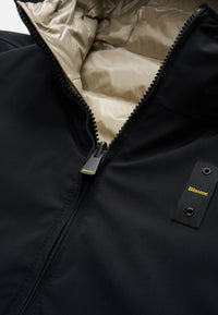 Piumino Reversibile Bicolor Da Uomo Blauer Nero